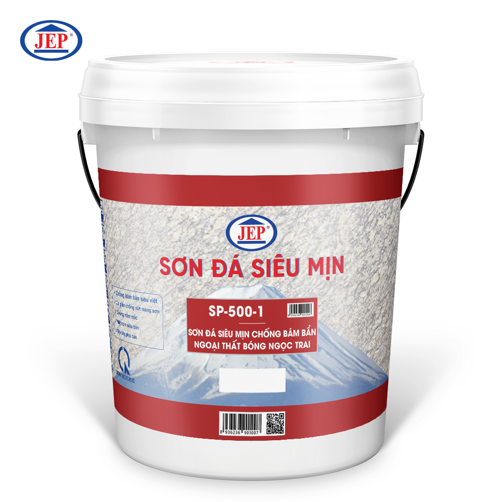 SƠN ĐÁ SIÊU MỊN CHỐNG BÁM BẨN NGOẠI THẤT BÓNG NGỌC TRAI SP-500-1