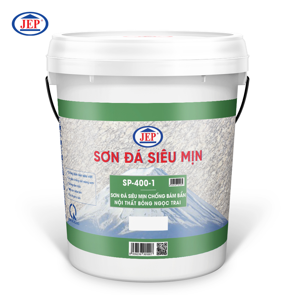 SƠN ĐÁ SIÊU MỊN CHỐNG BÁM BẨN NỘI THẤT BÓNG NGỌC TRAI SP-400-1